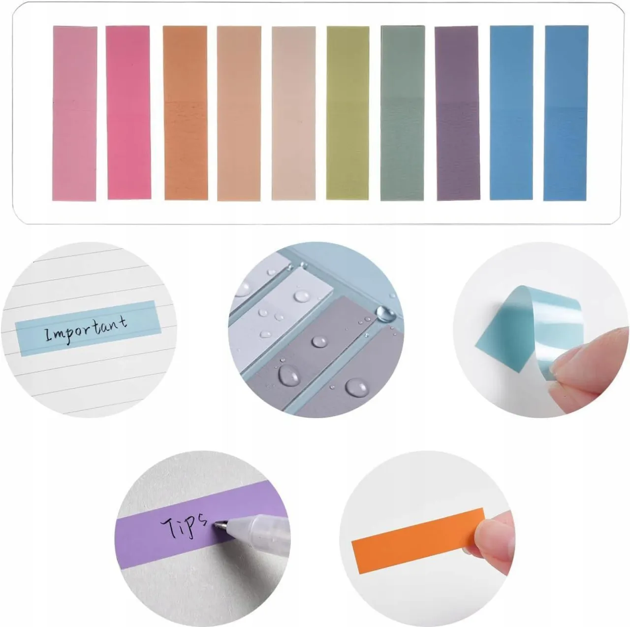 różne rodzaje znaczników do książek