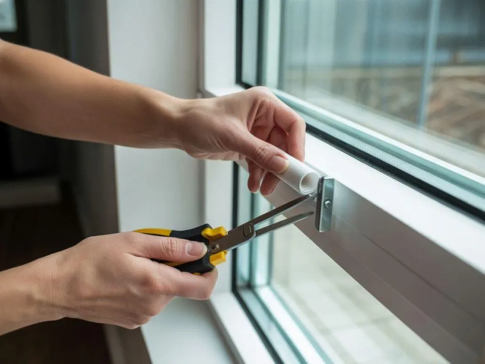 Narzędzia do montażu rolet, miarka okno