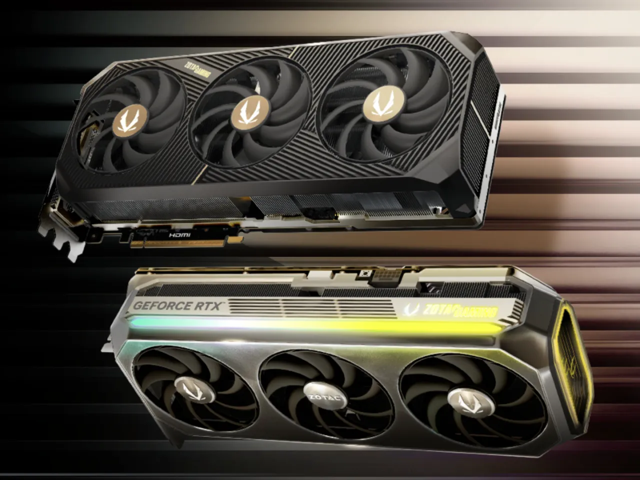 Dwie karty graficzne ZOTAC GAMING GeForce RTX. Dowiedz się, jak sprawdzić kartę graficzną.