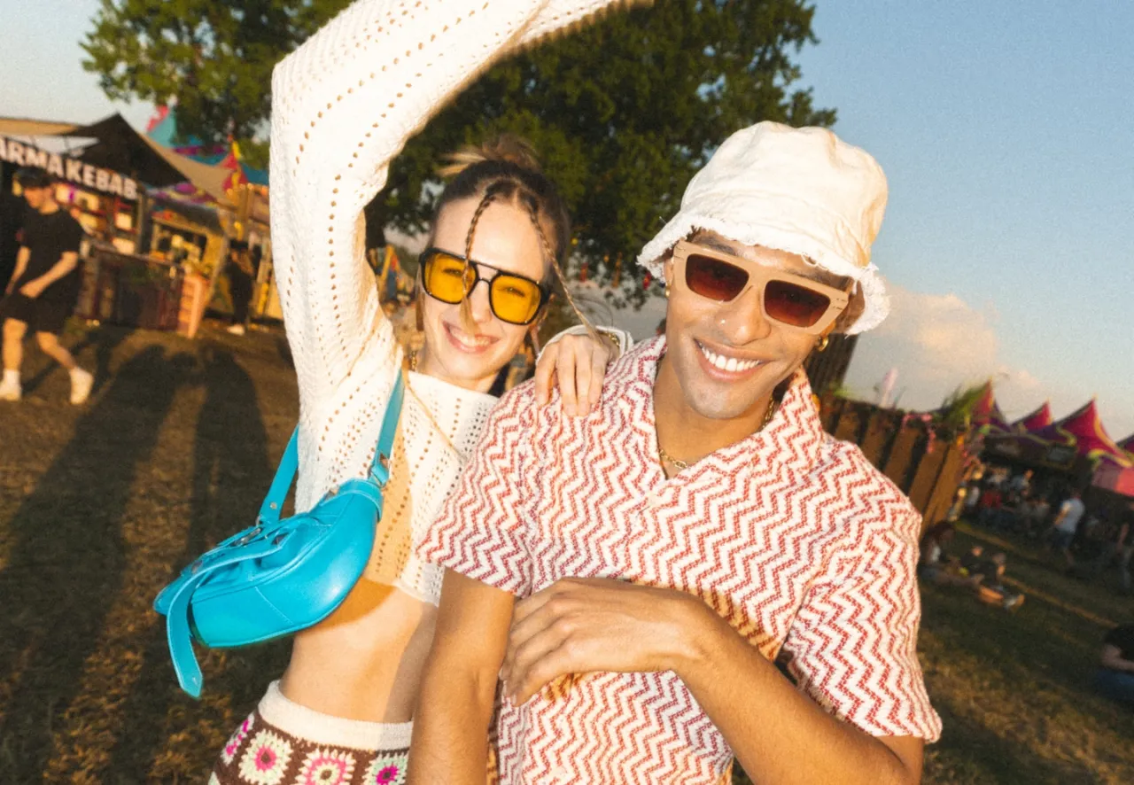 Festival Accessoires M&auml;nner Sonnenbrille Hut Tasche