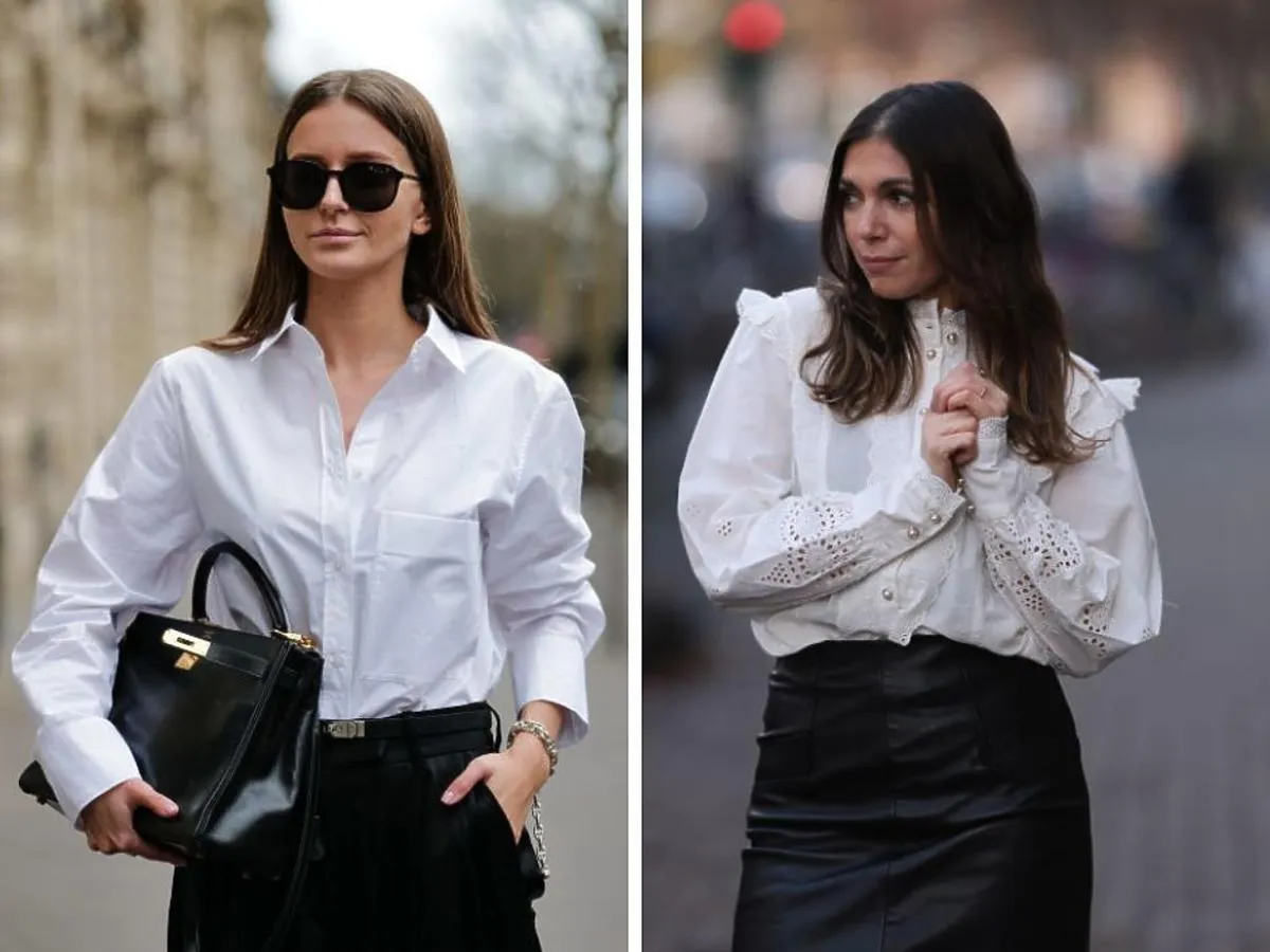 Zdjęcie Stylizacje z białą koszulą: modne zestawy na każdą okazję bez błędów