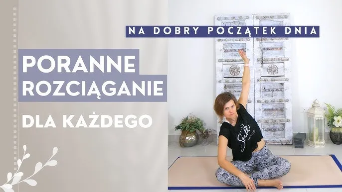 Poranne rozciąganie dynamiczne energiczny start dnia