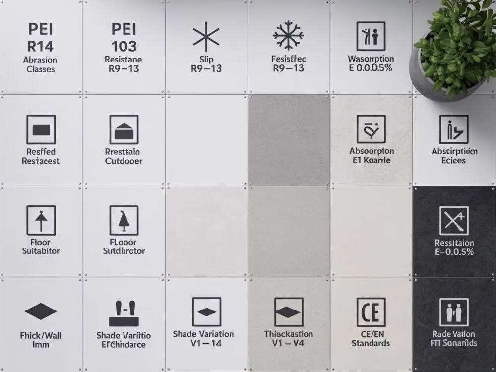 Płytki gresowe parametry techniczne PEI R