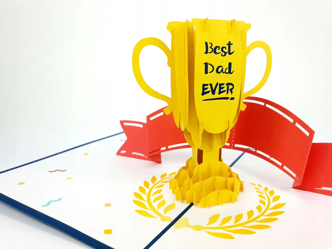 kartka pop-up dzień taty, kartka 3d dla taty