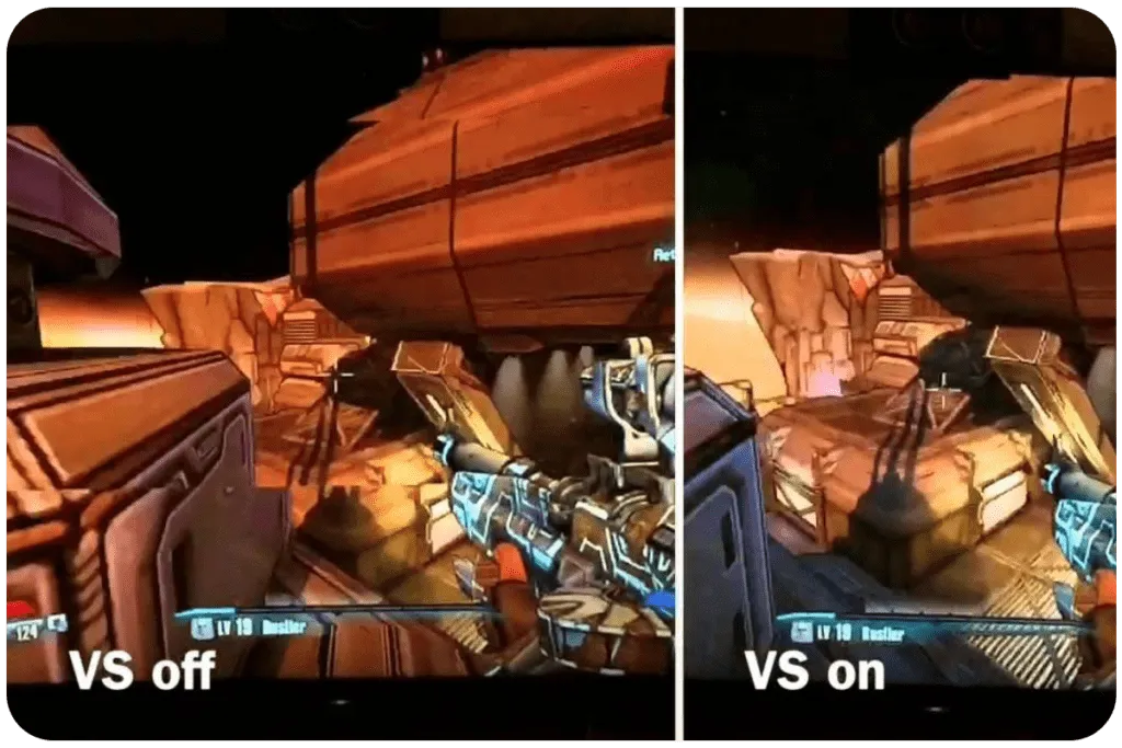 różnica między screen tearing a płynnym obrazem