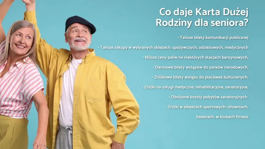 seniorzy Karta Dużej Rodziny korzyści