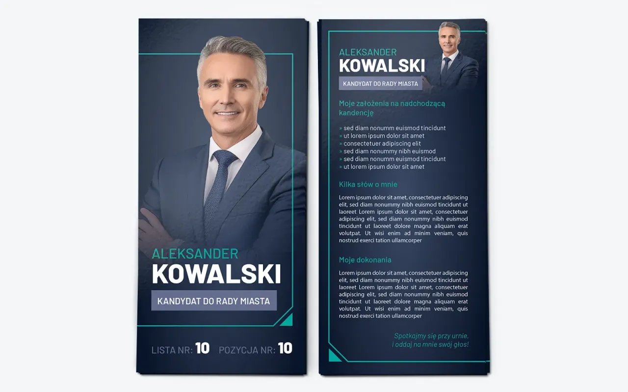 kampania wyborcza osiedla plakaty ulotki