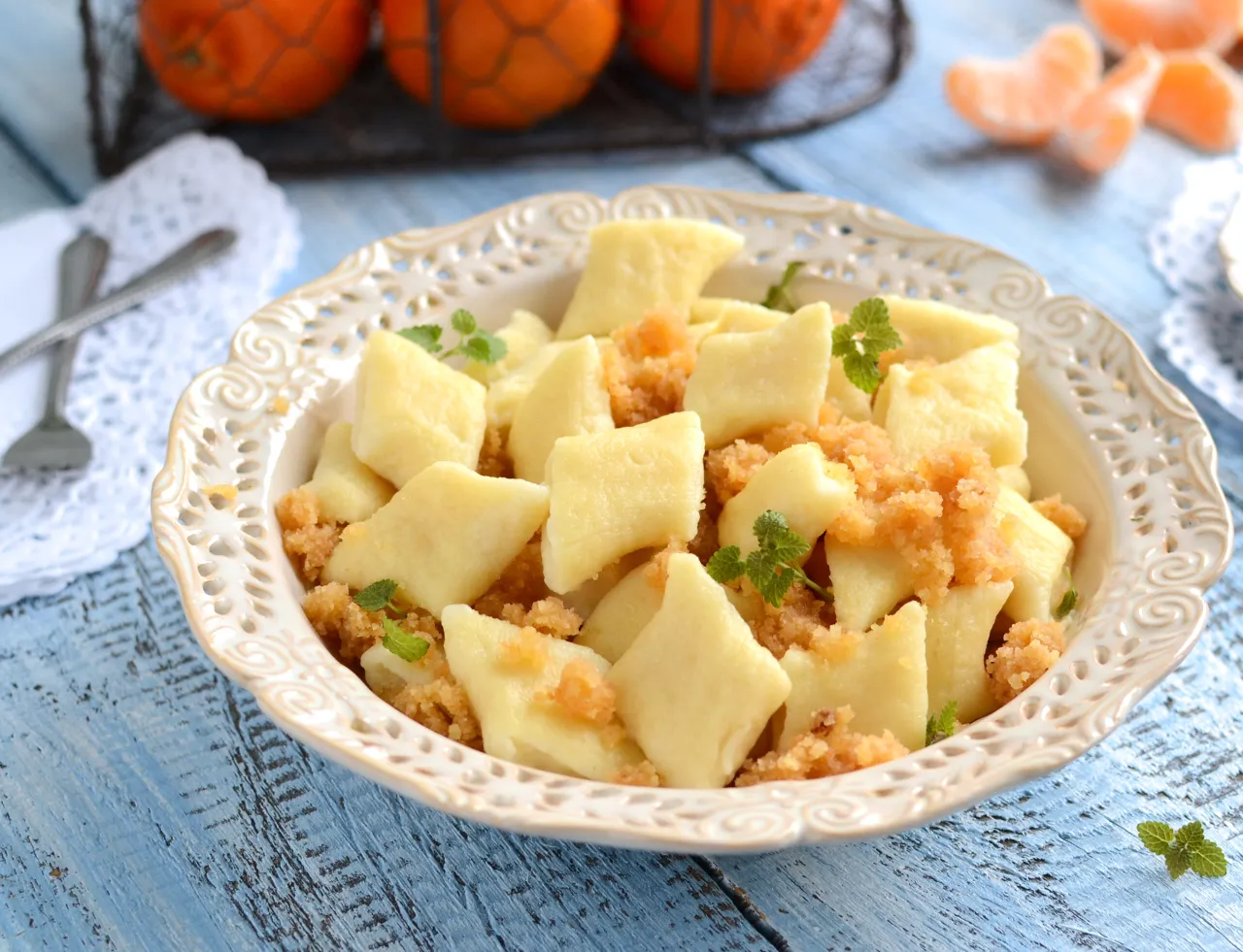 Kluski leniwe na słodko i wytrawnie