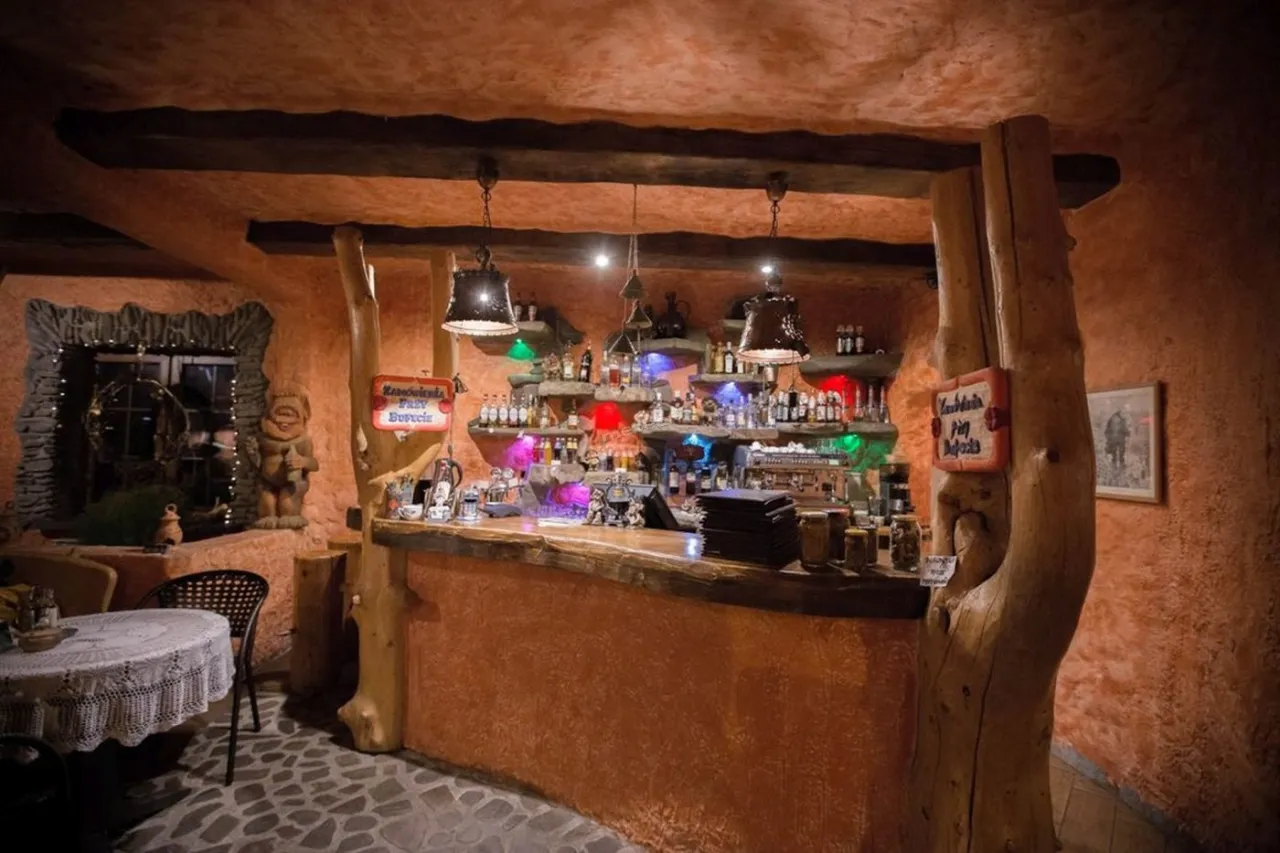 Cisna bar Troll wnętrze