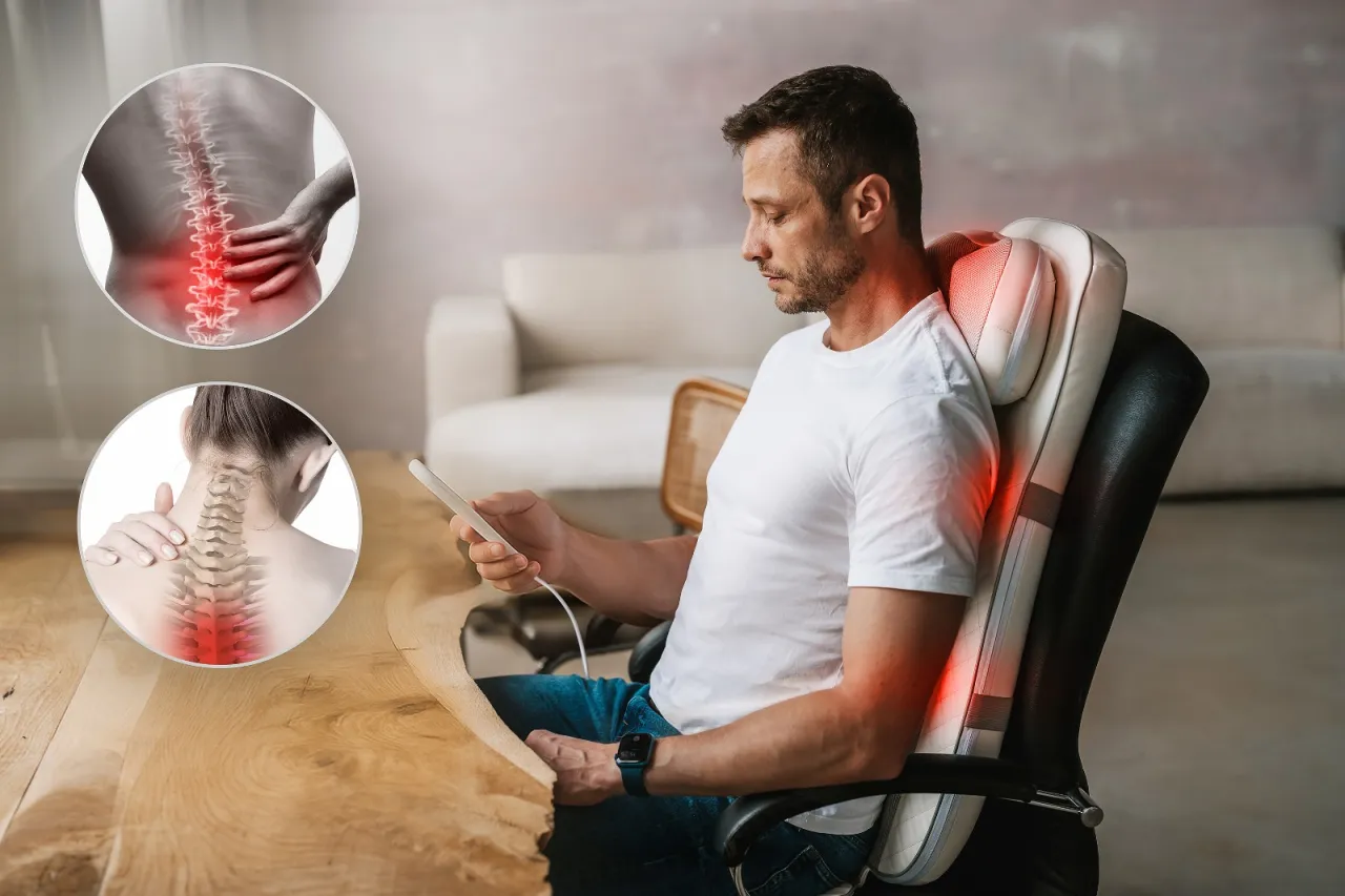 Domowy masażer Shiatsu na fotelu