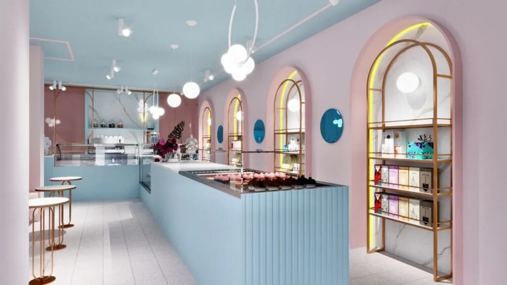 Cukiernia Łomnicka wnętrze