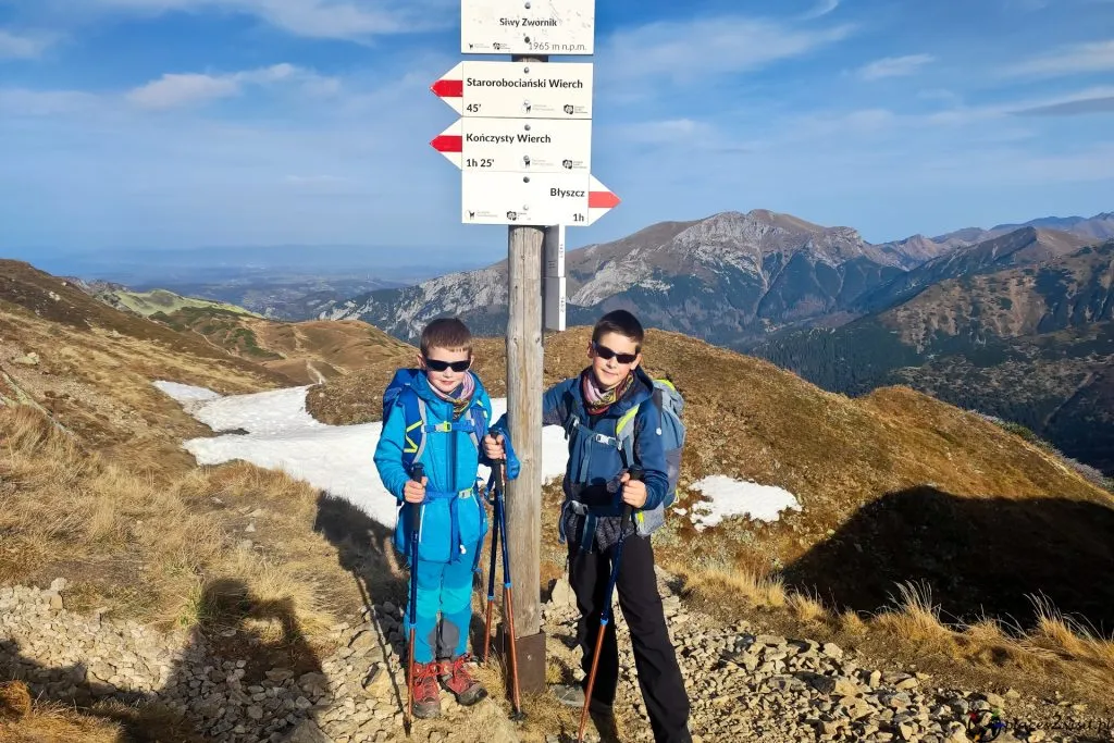 Dolina Chochołowska szlak Starorobociański Wierch