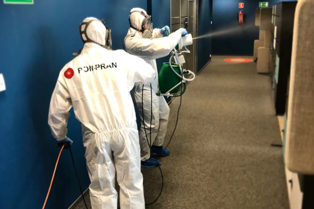 zamgławianie ULV dezynfekcja, ozonowanie pomieszczeń