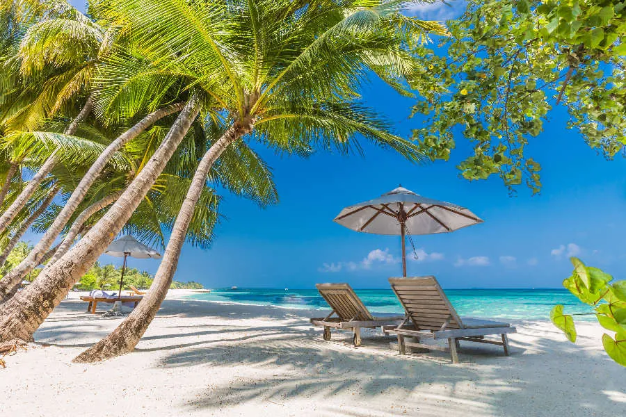Egzotyczne plaże Malediwów