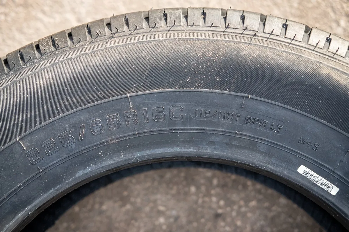 Oznaczenia na boku opony samochodowej z wyjaśnieniem