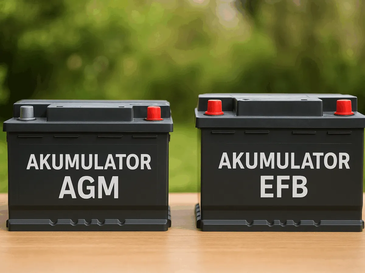 akumulator EFB vs AGM r&oacute;żnice