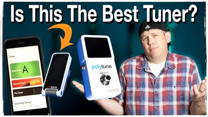 typy tunerów gitarowych kostka klips aplikacja porównanie