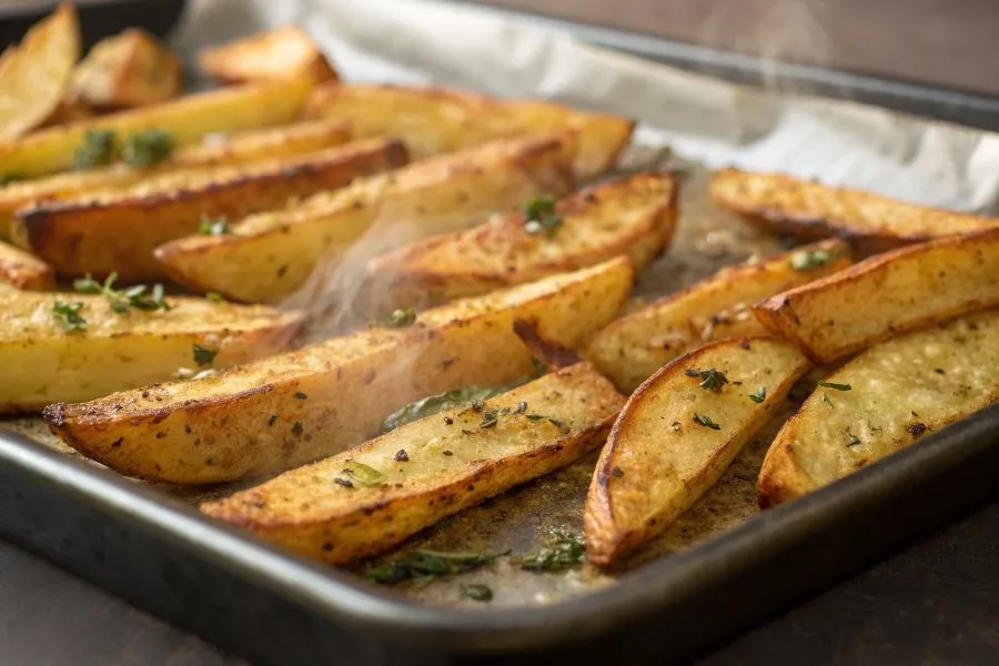 krojenie ziemniaków na frytki 6-7 mm