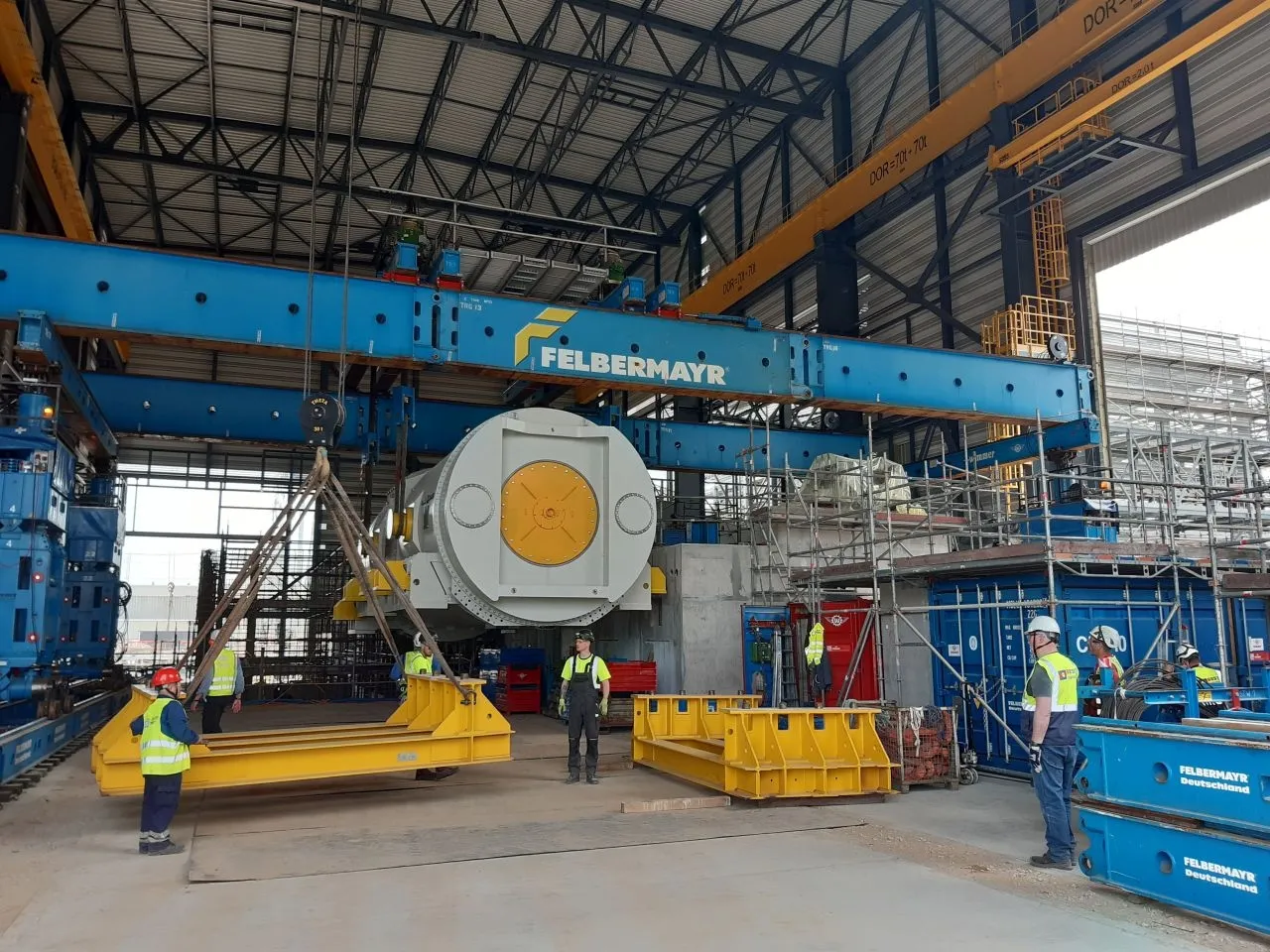 Budowa bloków gazowych Dolna Odra