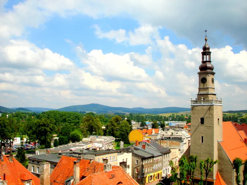 Kamienna Góra panorama miasto