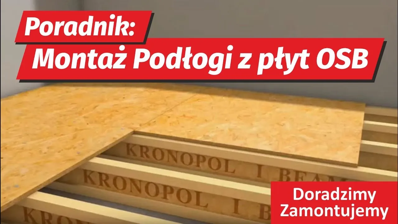 Płyta OSB na legarach