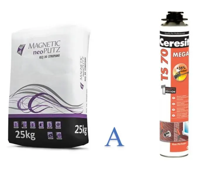 Klej piankowy do styropianu i zaprawa klejąca