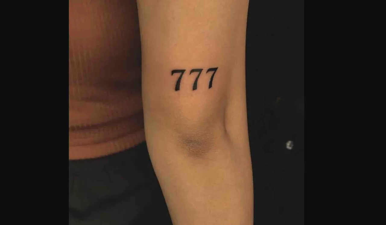 tatuaż 777 religijny symbolika chrześcijaństwo