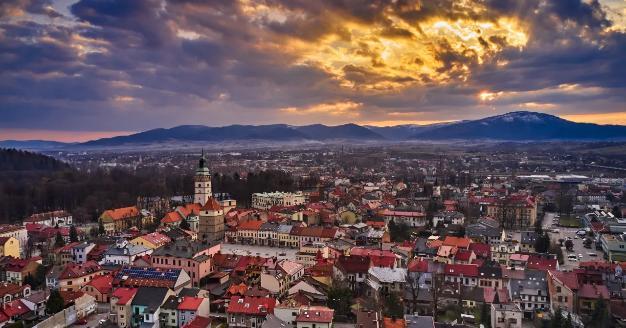 Żywiec panorama góry