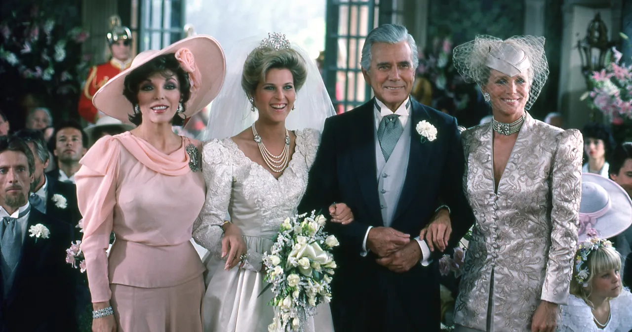 Obsada oryginalna Dynastia 1980s John Forsythe Linda Evans Joan Collins