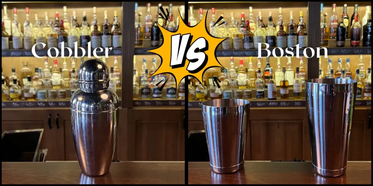 shaker bostoński vs cobbler vs szklanica barmańska