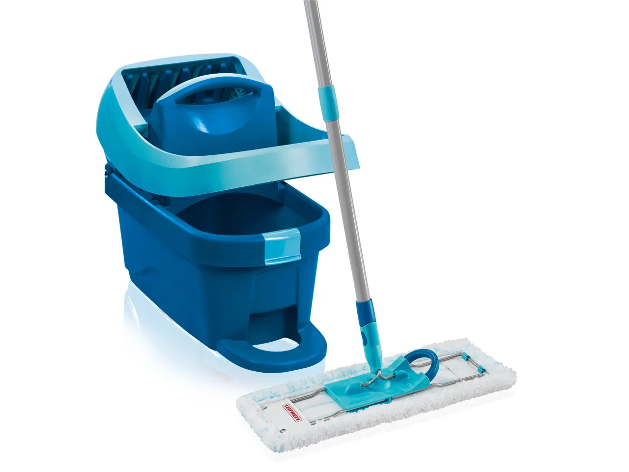 różne systemy wyciskania mopa płaskiego