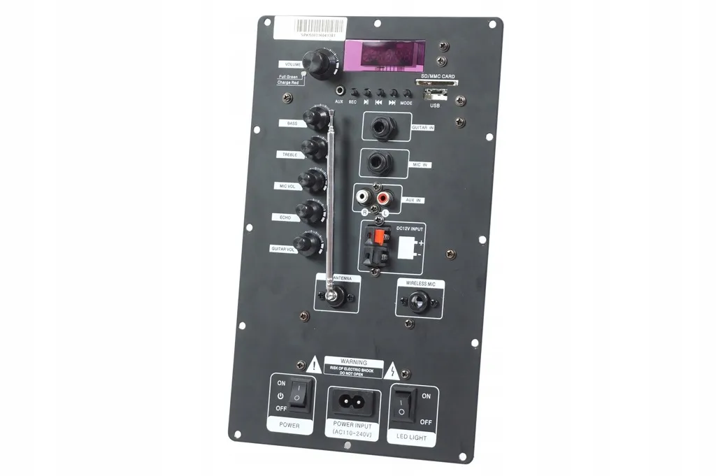 głośnik Manta SPK5003 panel sterowania