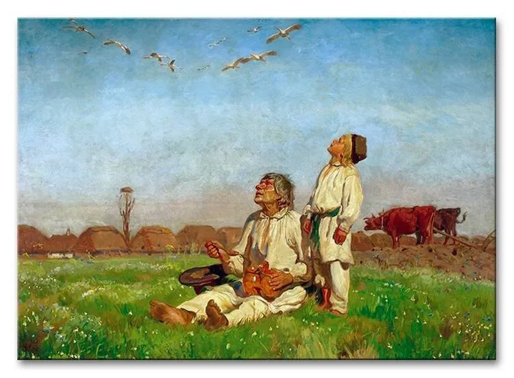 Józef Chełmoński Bociany