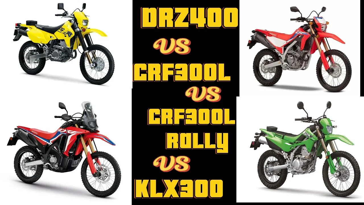 polecane motocykle enduro dla początkujących honda crf300l kawasaki klx300 suzuki drz400