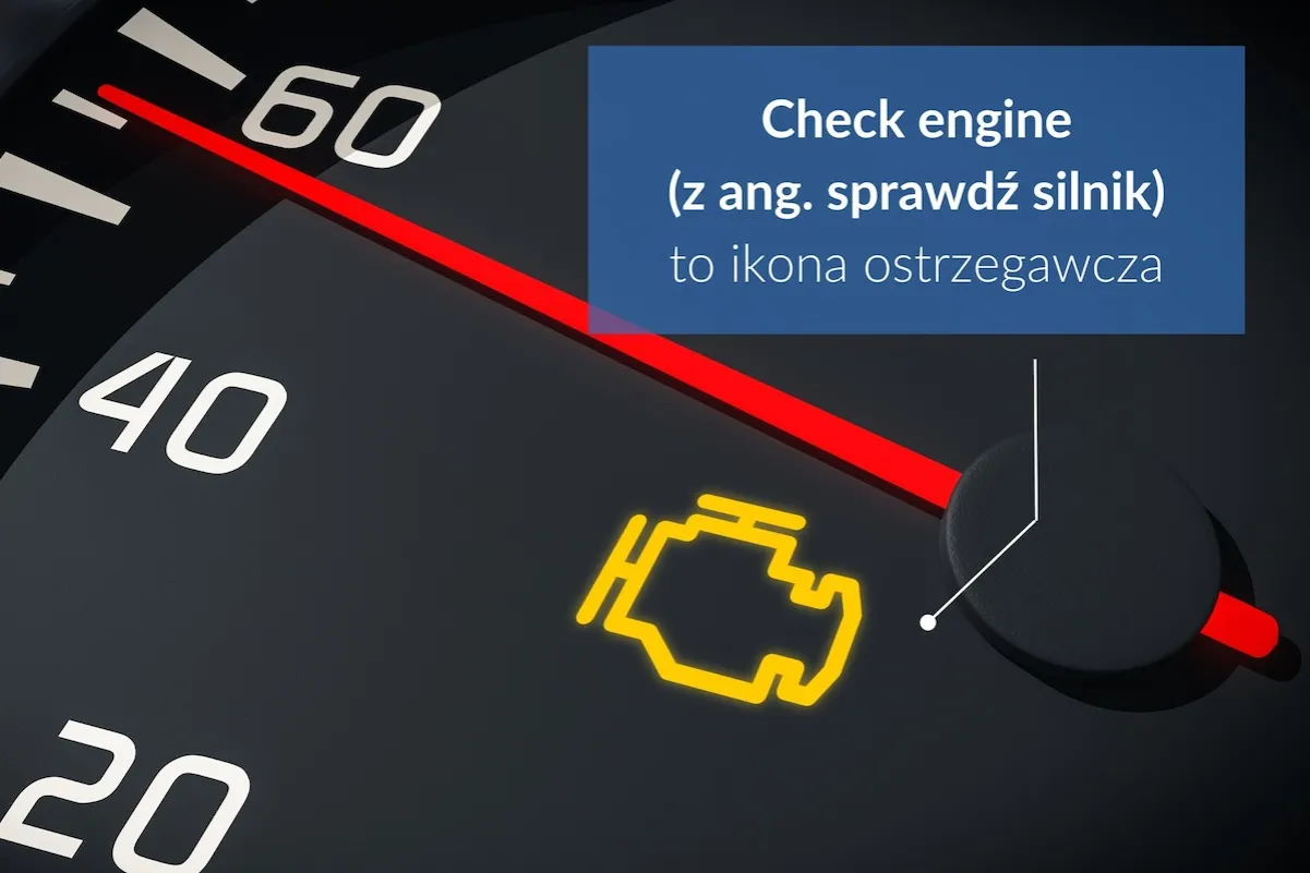 kontrolka check engine żółta migająca vs stała