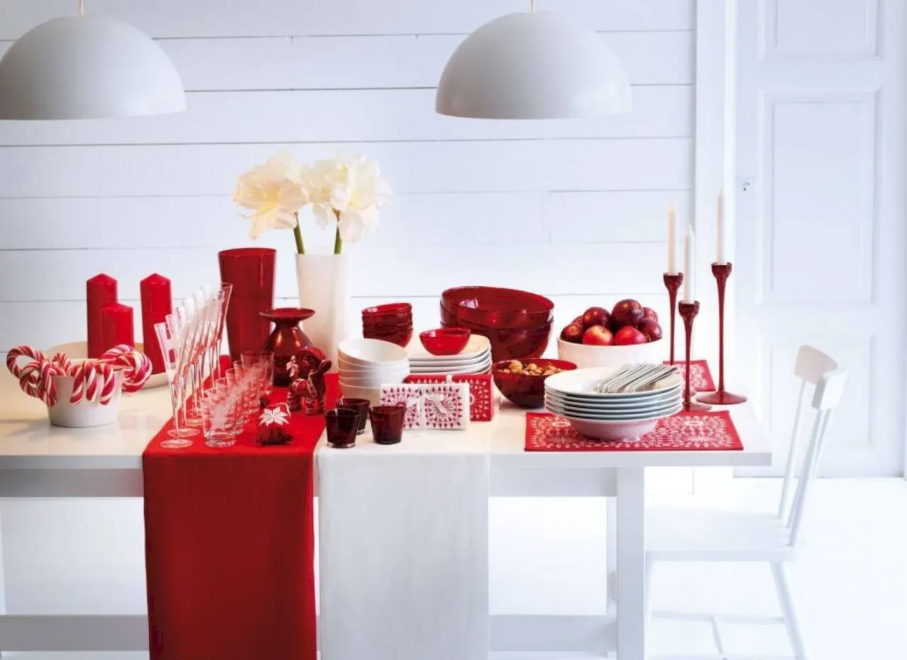 romantyczna dekoracja stołu na randkę