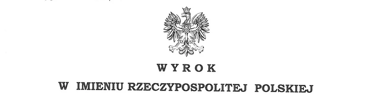 Prawomocny wyrok sądowy symbol