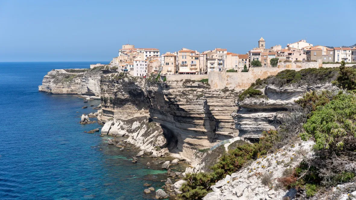 Bonifacio Korsyka klify miasto