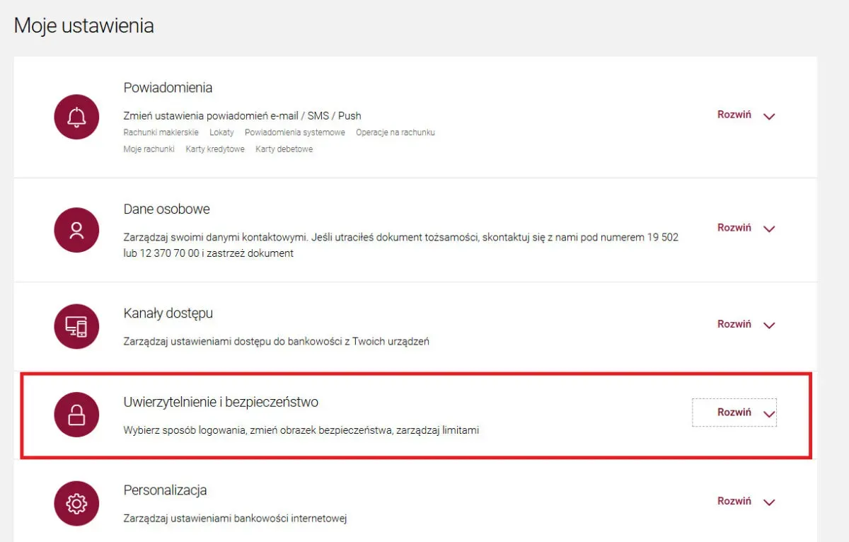 Alior Mobile zarządzanie limitami karty debetowej