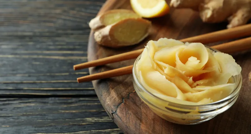 marynowanie imbiru krok po kroku, przygotowanie imbiru do herbaty