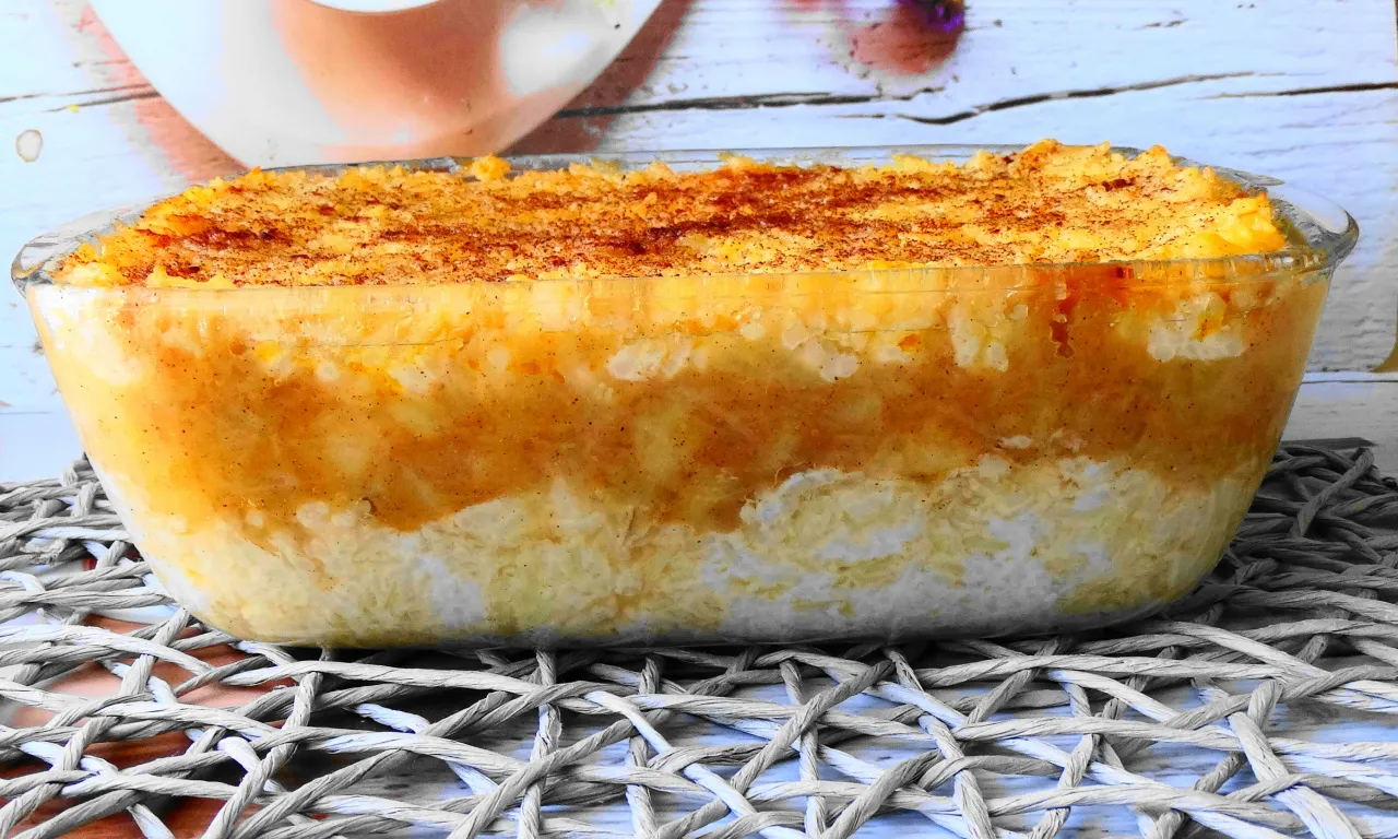 Zapiekanka ryżowa z jabłkami gotowy przepis