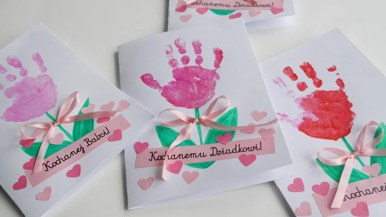 laurki dla babci diy pomysły wiek dzieci