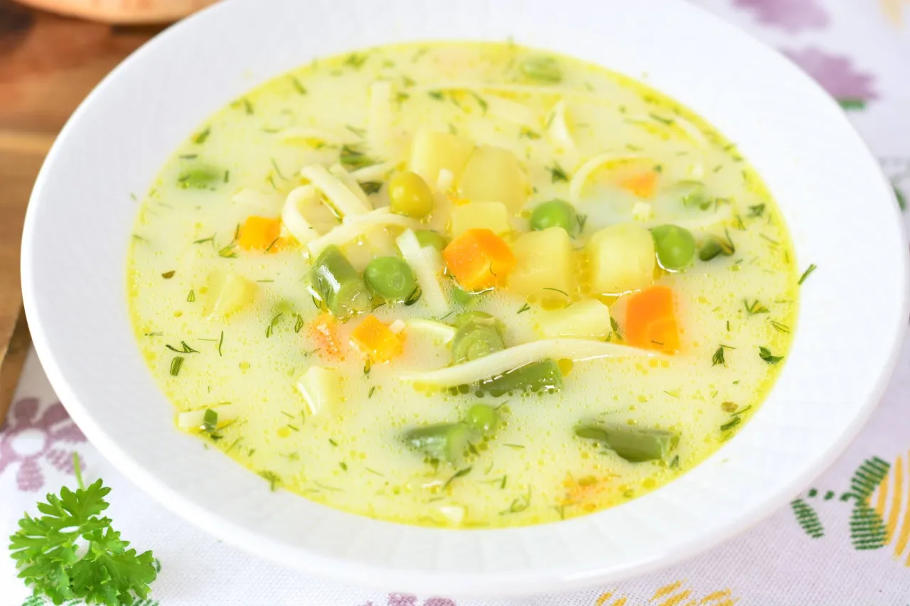 zupa ze śmietaną w zamrażarce