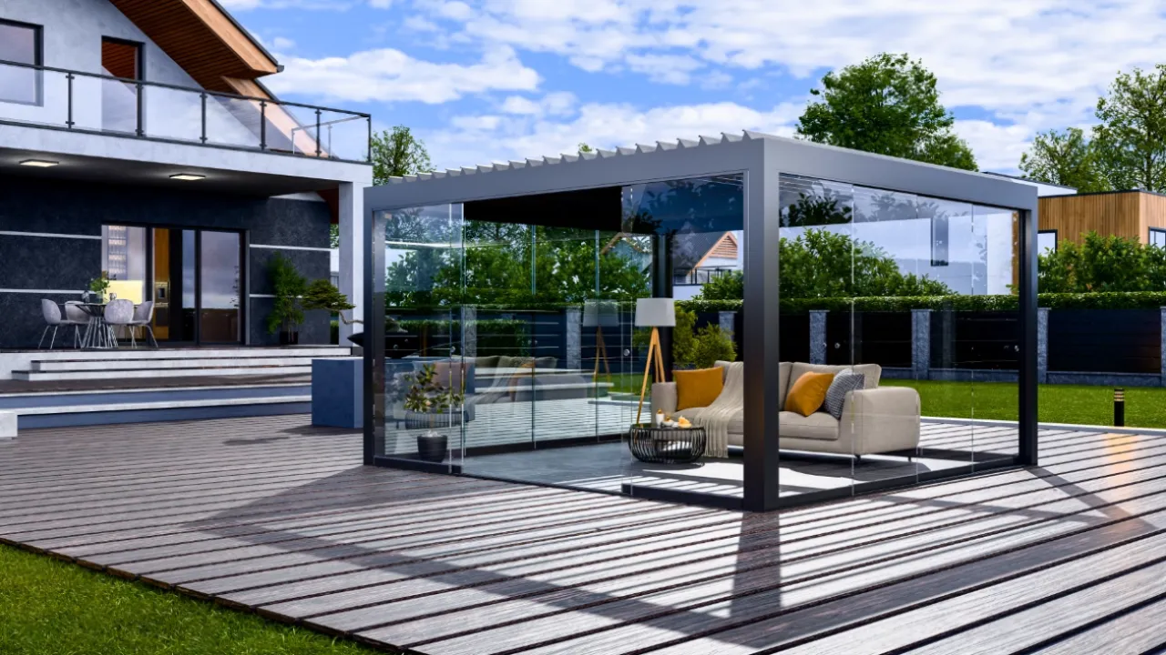 pergola bioklimatyczna taras