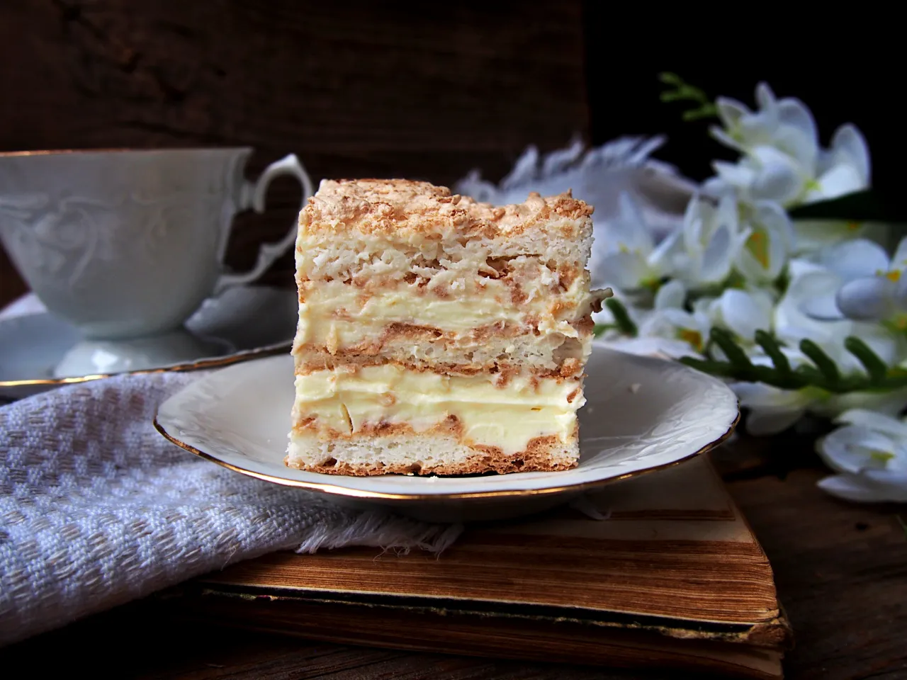 Składniki na ciasto Rafaello bez cukru