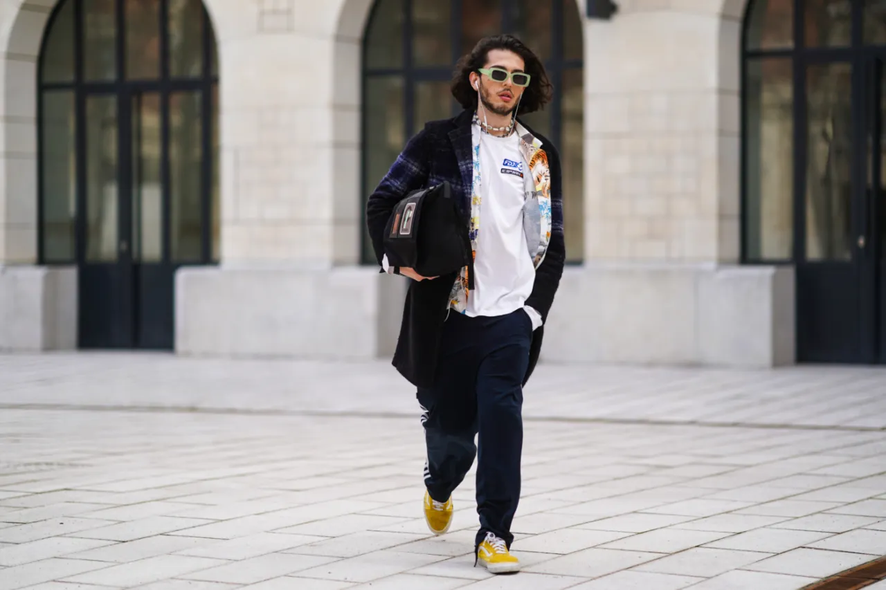 Męskie stylizacje dresy i buty