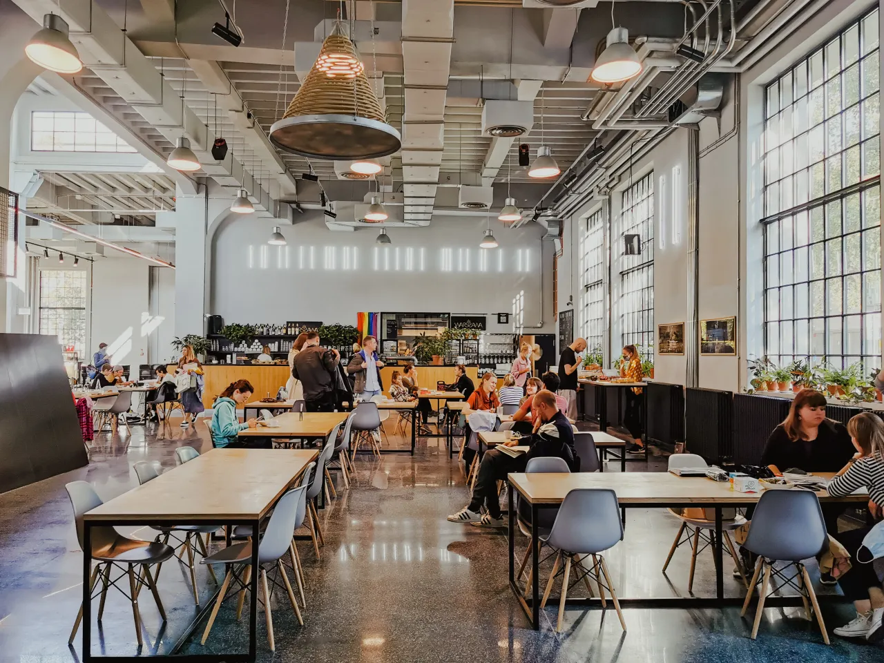 Nowy Teatr wnętrze księgarnia restauracja