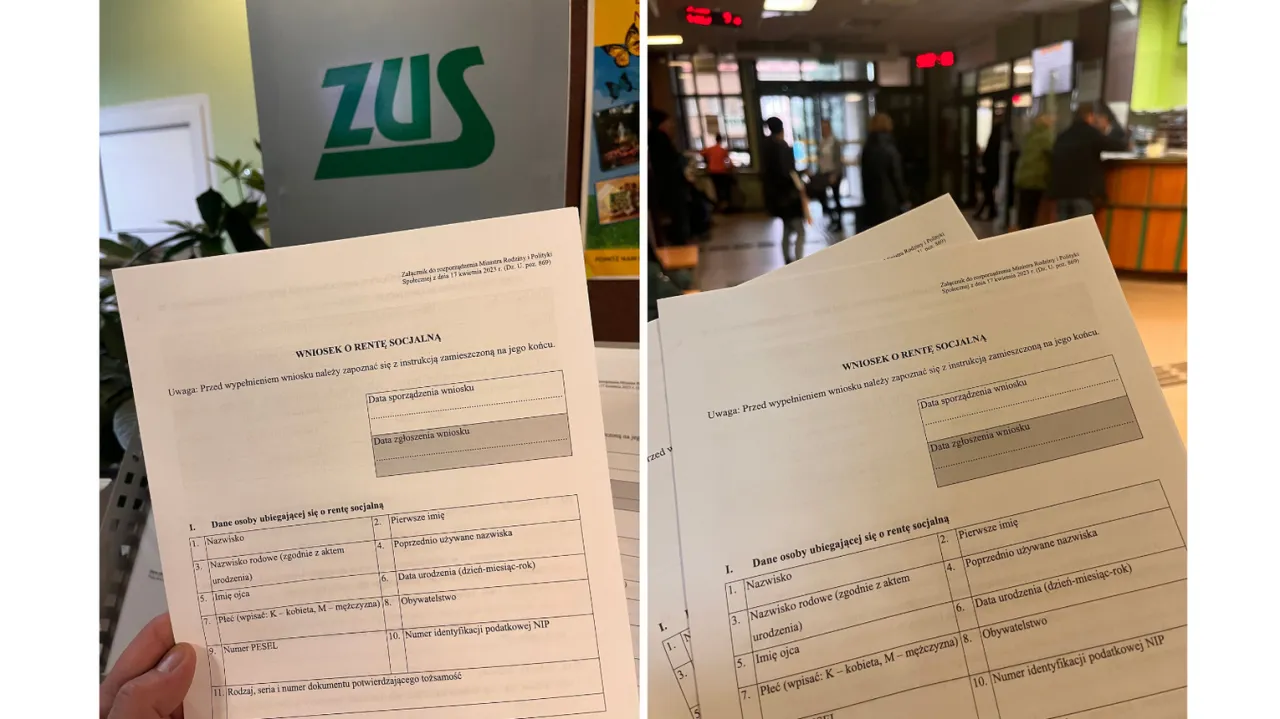 ZUS wniosek renta socjalna