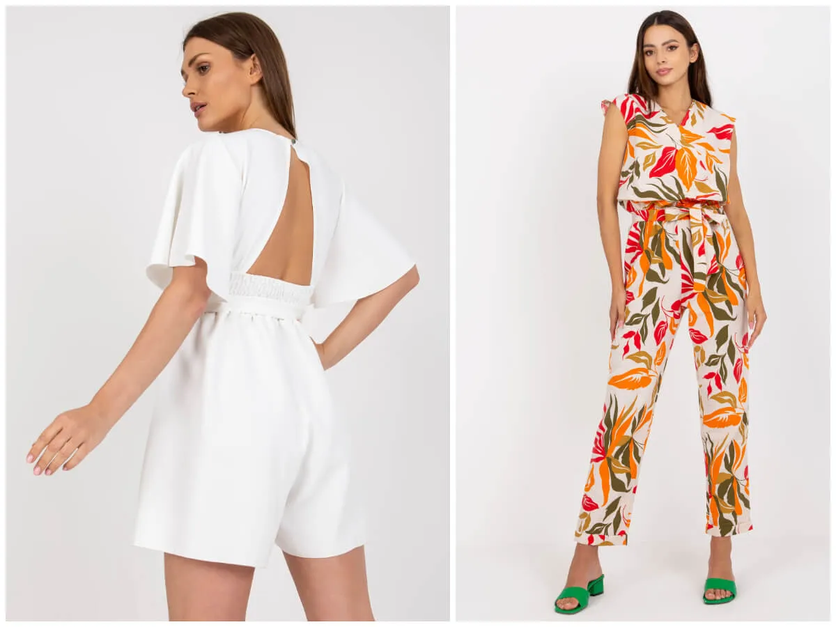 r&oacute;żne fasony kombinezon&oacute;w dla kobiet