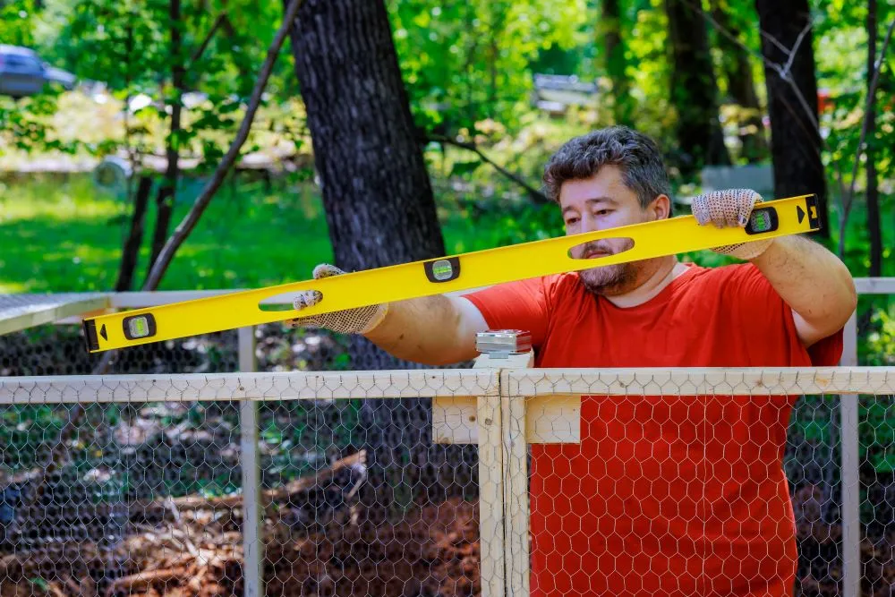 narzędzia do wyznaczania poziomu ogrodzenia